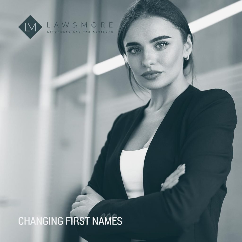 Changing first names